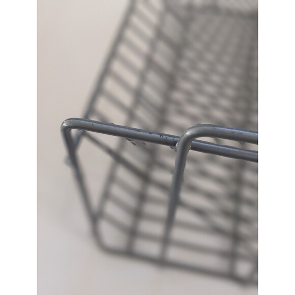 Vintage IKEA 12" Matte Silver Metal 20 CD Storage Rack/Holder - VINK 100.239.49 - Picture 7 of 9